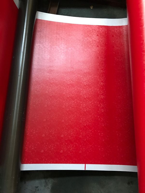 Máquina de impresión Flexo de paquete rojo para velocidad máxima de 150 m/min. Diámetro del rodillo web 100 mm