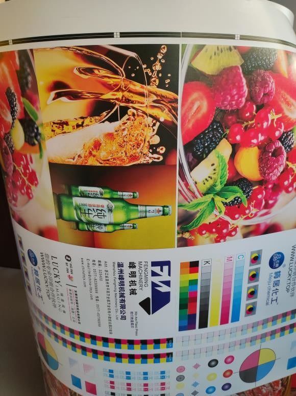 Máquina de Impresión Flexo de Control de PLC con recorte por die-cut Repetir 286-1200mm y Alta Eficiencia