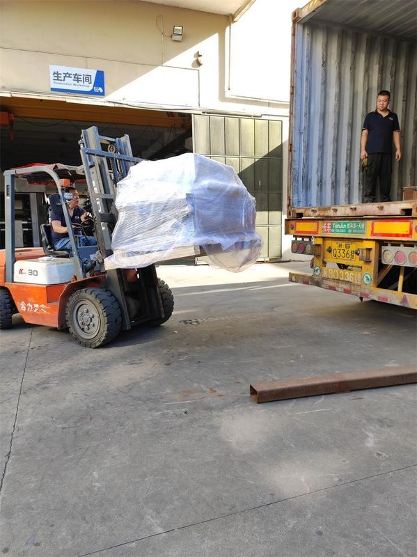 Máquina de impresión Kraft con 4 colores y rodillo de malla de 100 mm de diámetro
