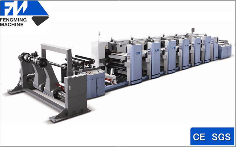Máquina de impresión flexográfica de alta velocidad de 1830 mm para cartón de papel velocidad de impresión de 150 m/min
