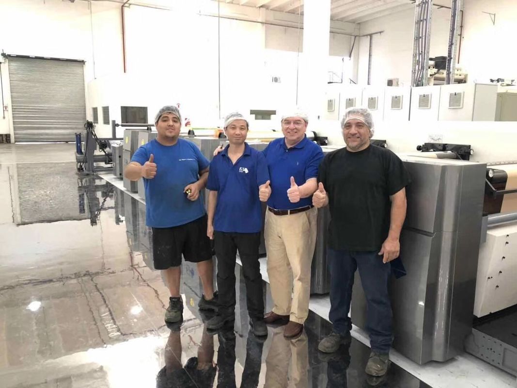 Velocidad Máquina de impresión FM-CS Flexo Max. Velocidad 240m/min para impresión precisa
