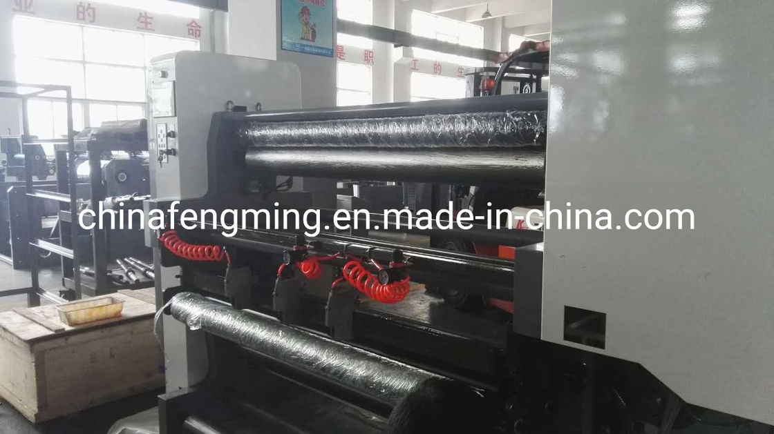 Máquina de corte de papel de rollo a rollo de impresión flexo con anchura de impresión máxima de 900 mm