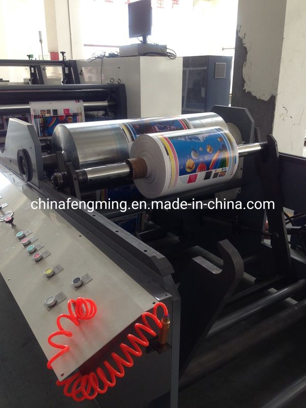 Estructura del tipo de unidad de Fengming FM-A650-1320 Máquina de impresión Flexo Press para impresión