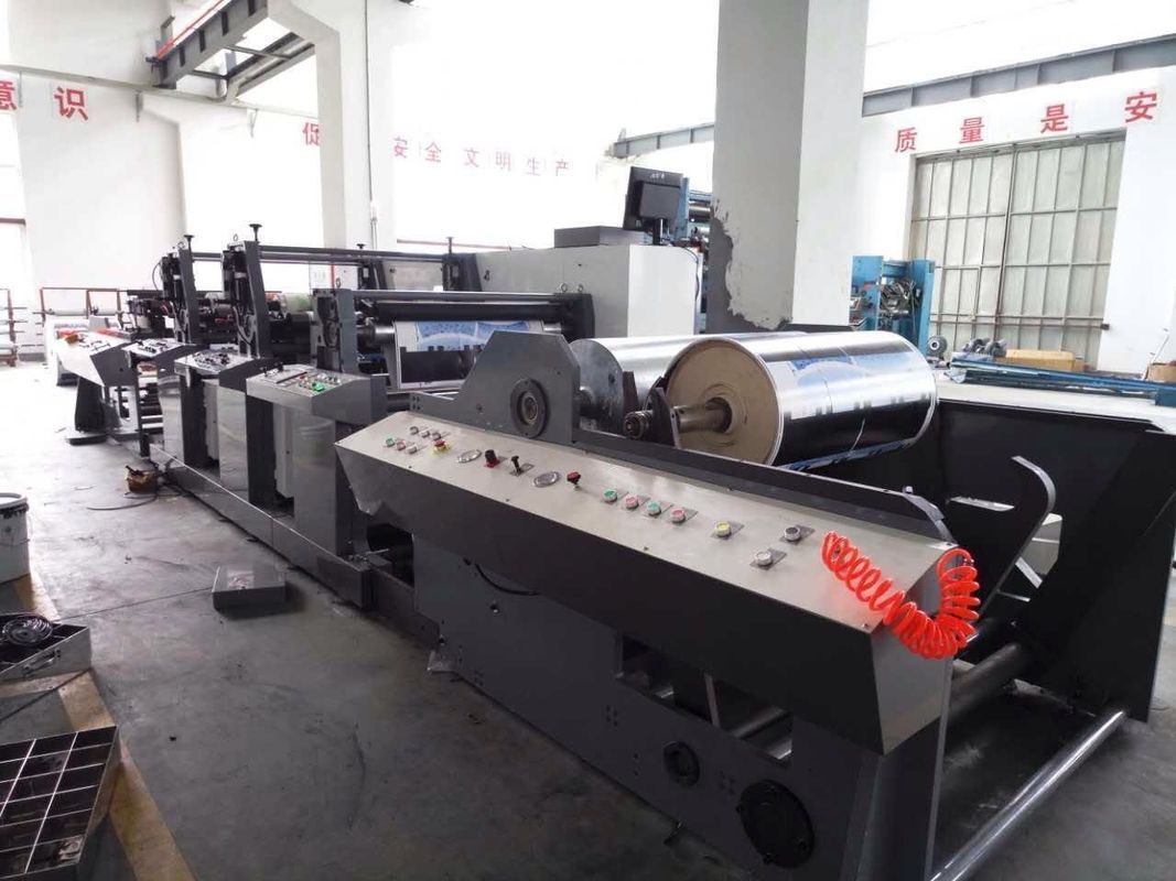 Fuente de alimentación 380V 3pH 50Hz Fengming Seis unidades de color Tipo de papel Flexo máquina de impresión