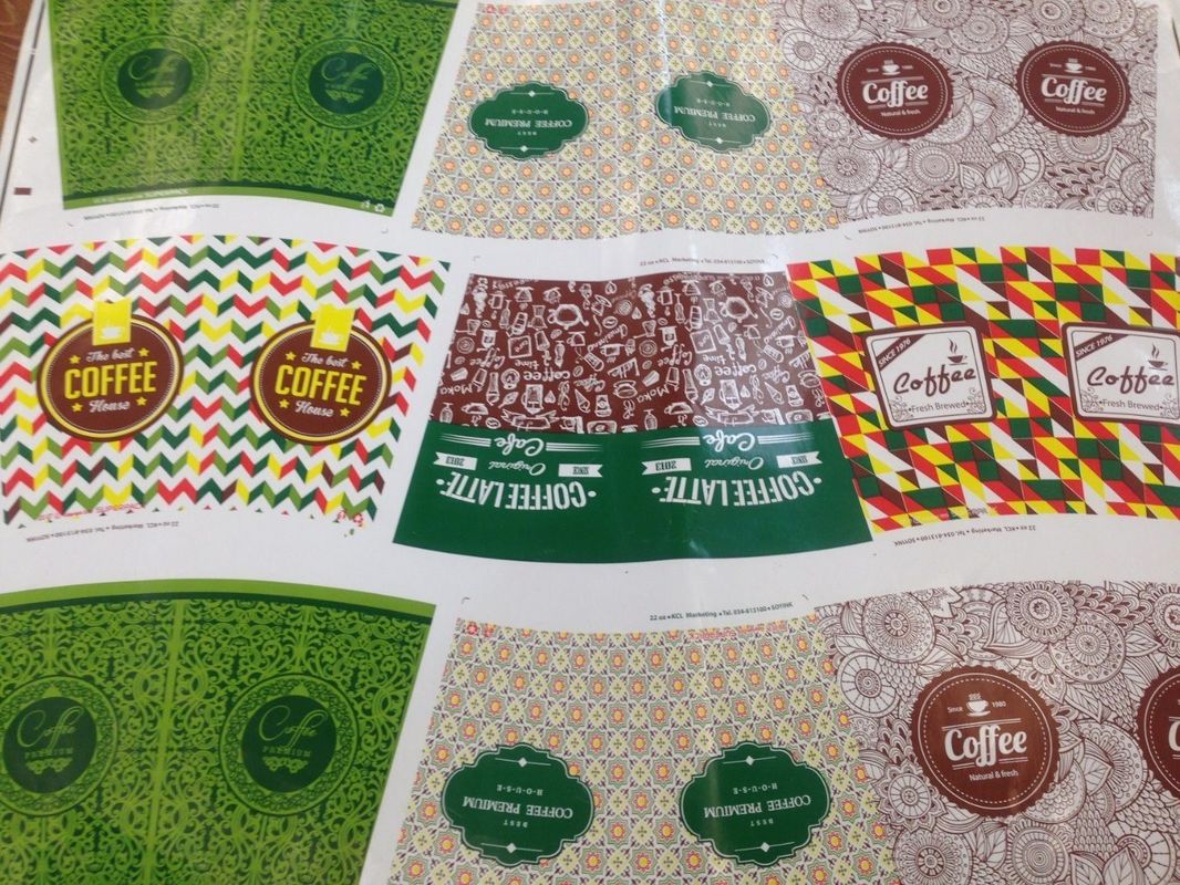 Máquina de impresión de papel a color con opción de personalización Copa de papel Bolsa de papel Caja de almuerzo