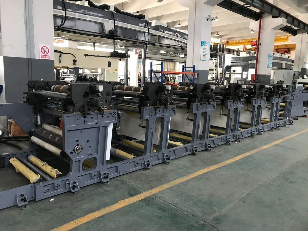 1370 mm Máquina de impresión flexográfica de ancho de trama para embalaje de bolsas de papel para tazas de papel