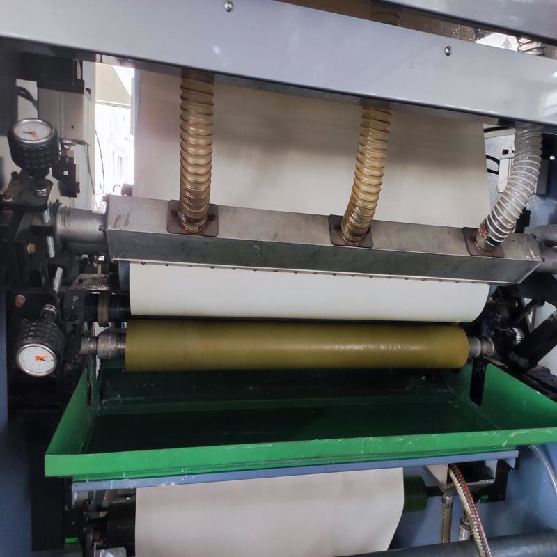 Máquina de impresión flexográfica de alta velocidad con cubierta médica de aire