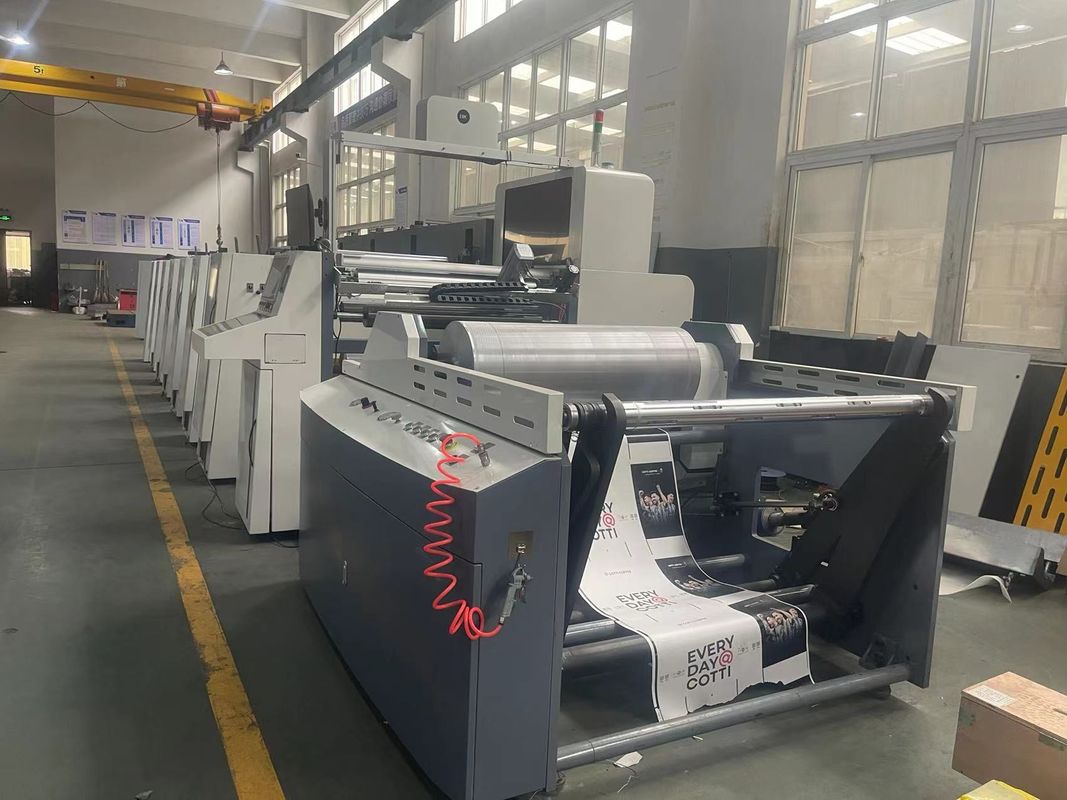 150 m/min Máquina automática de impresión flexográfica de envases ecológicos con tipo de unidad