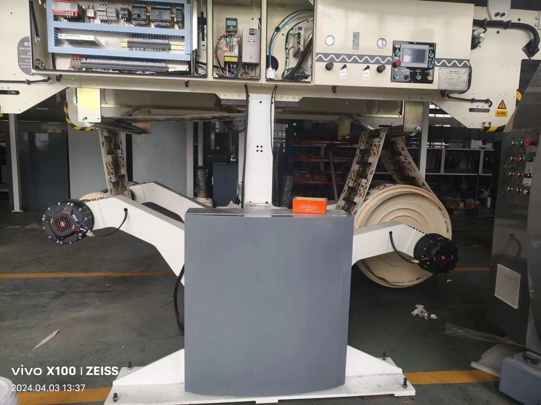 Máquina de recubrimiento inverso de grabado en caliente FM-TP1350 para la producción automática de papel de embalaje