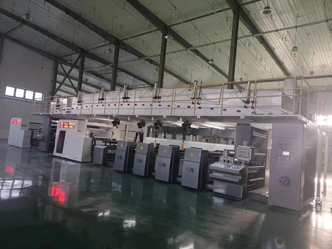 Velocidad mecánica máxima 150 m/min Unidad de impresión flexo para revuelco grande Diámetro 1524 mm