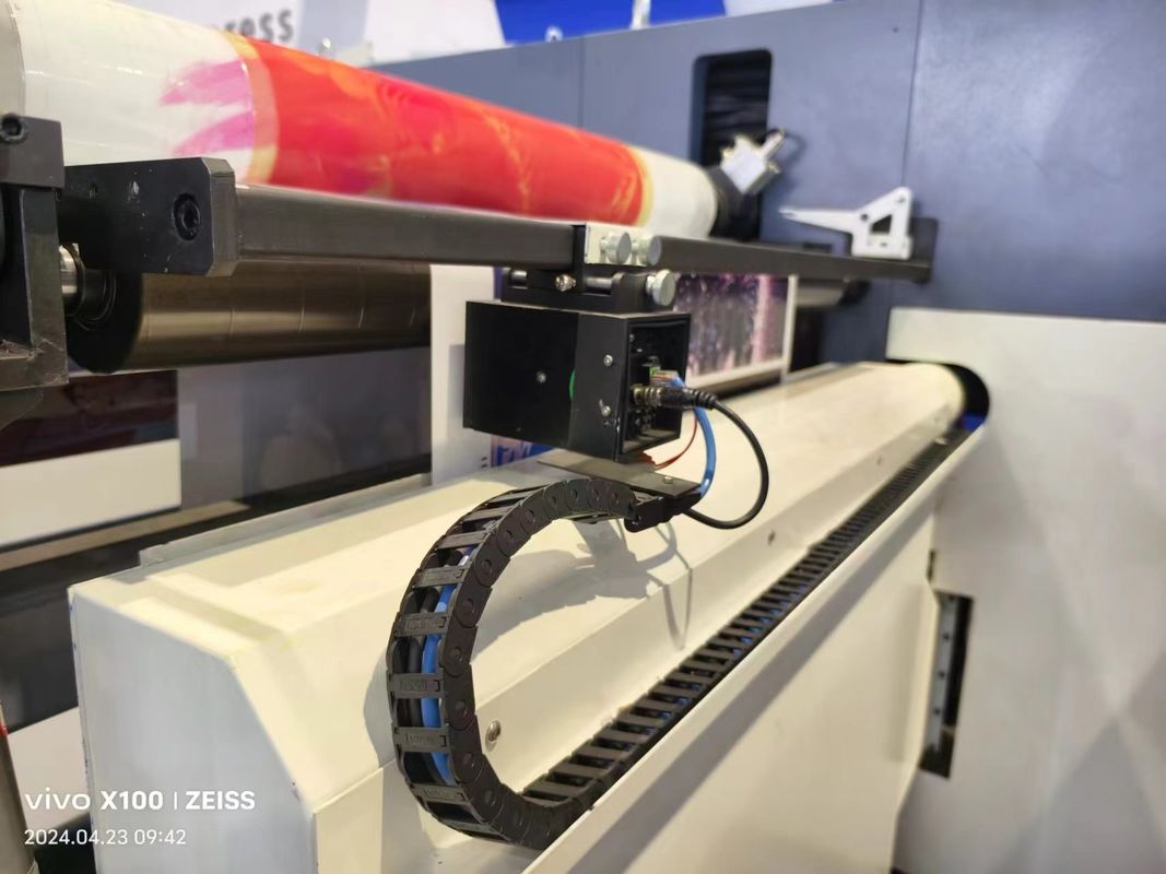 Máquina de impresión flexo tipo manga para el proceso de secado y rebobinado de impresión en un solo paso