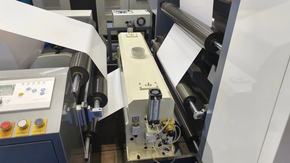 Máquina de impresión flexible de alta velocidad de tipo manga con sistema de servoconducción y secador IR