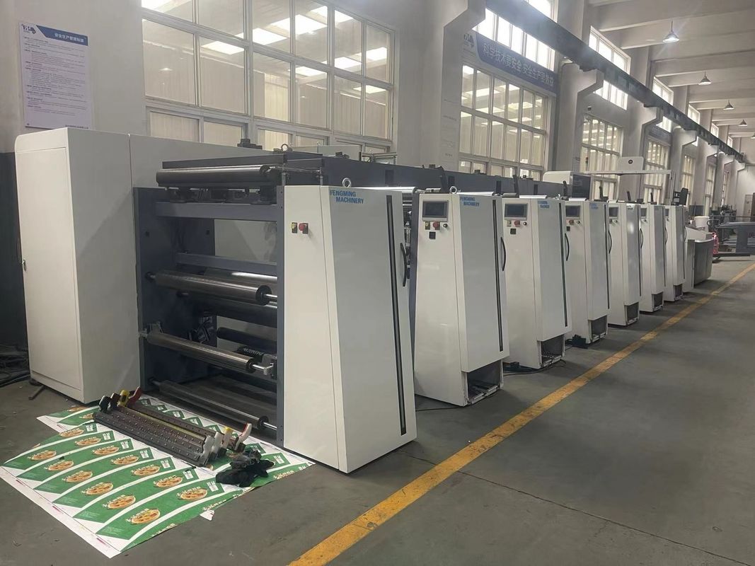 Máquina de impresión de bolsas de papel y cajas tipo manga Flexo con anchura de impresión máxima de 630 mm