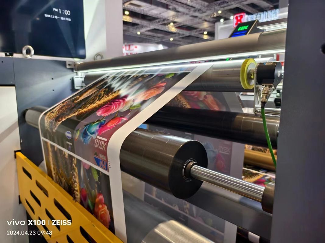 Máquina de impresión de bolsas de papel y cajas tipo manga Flexo con anchura de impresión máxima de 630 mm