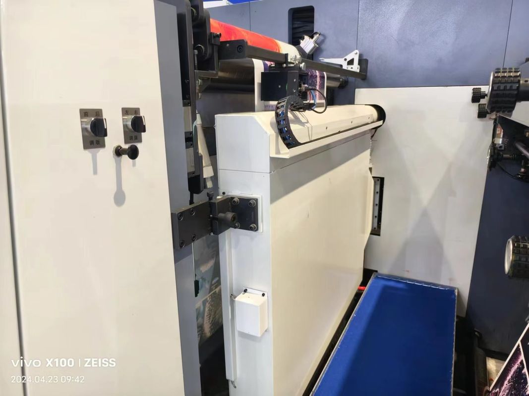 Máquina de impresión flexible de manga con sistema de servoconducción para impresión de alta velocidad