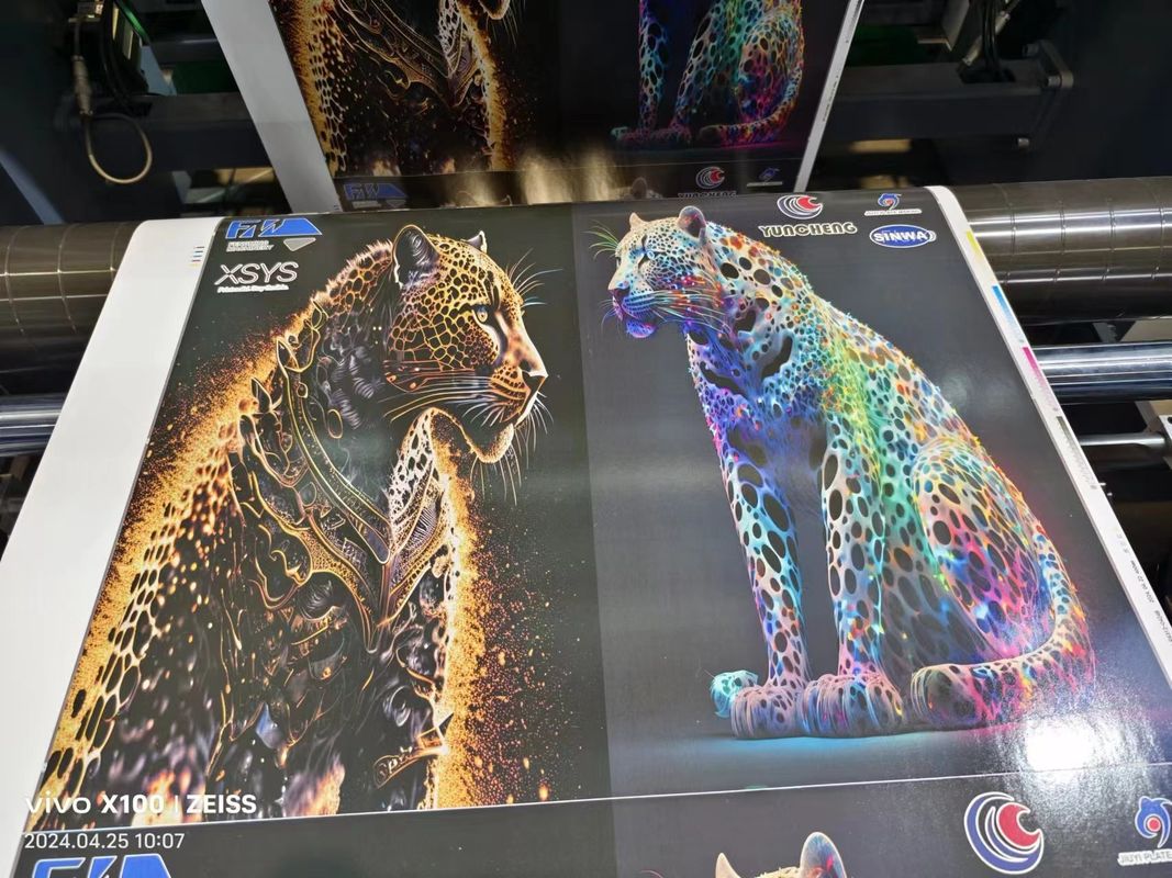 Máquina de impresión flexo de manga de paso único con secador IR y rebobinado para mayor comodidad