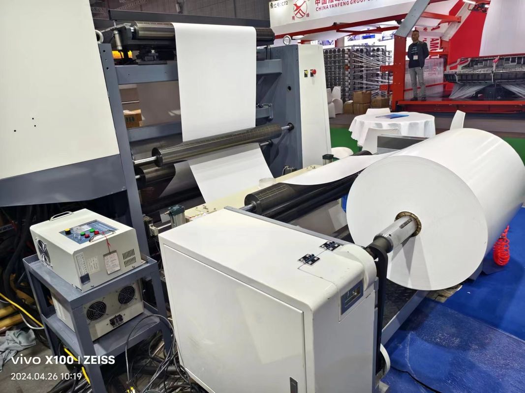 Rollers de tinta separados de los rodillos de impresión en la máquina de impresión Flexo tipo manga