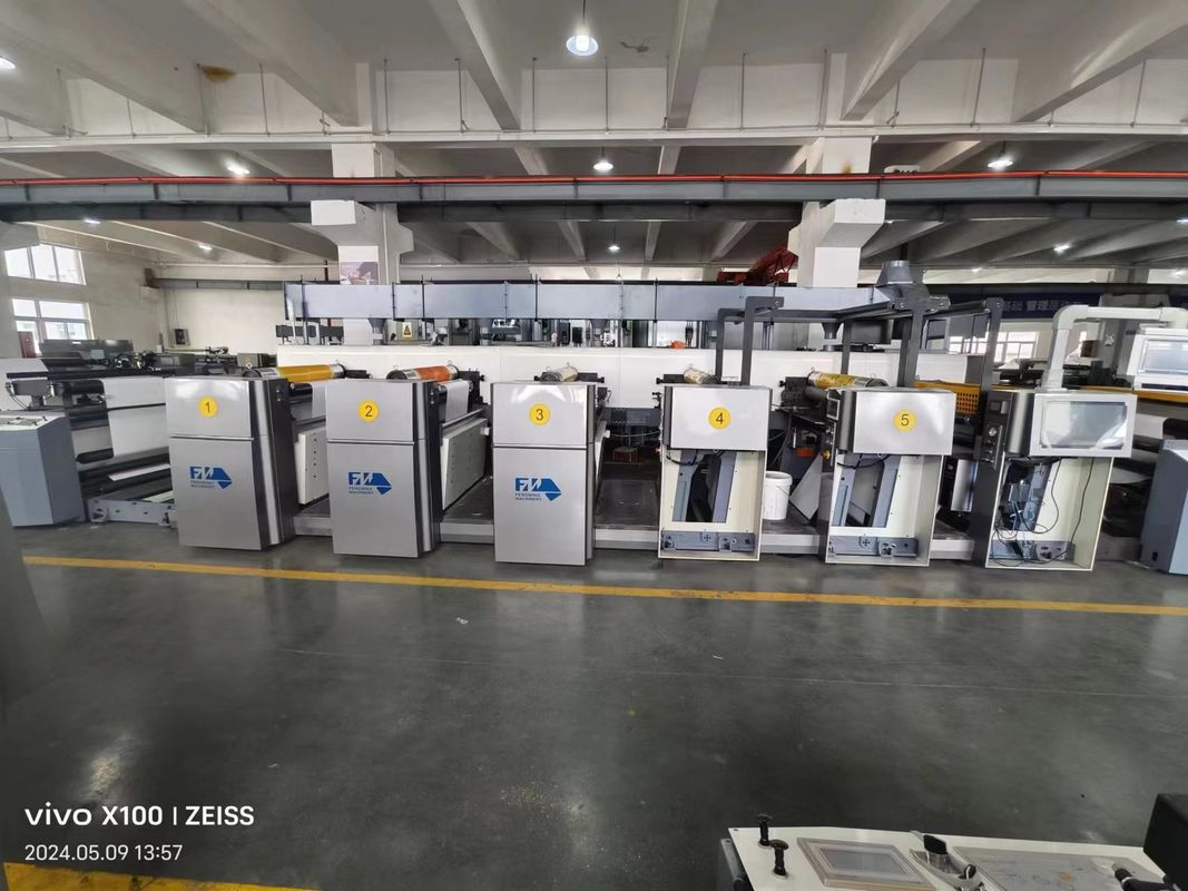 Máquina de impresión Flexo de tipo de unidad de solicitud personalizada para ahorrar tiempo y material