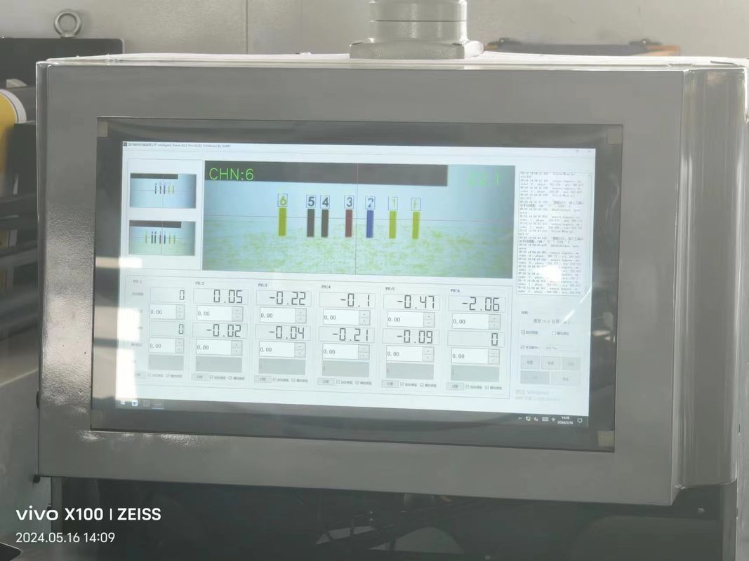 Máquina de impresión flexo de tipo manga controlada por PLC con anchura de impresión máxima de 1000 mm