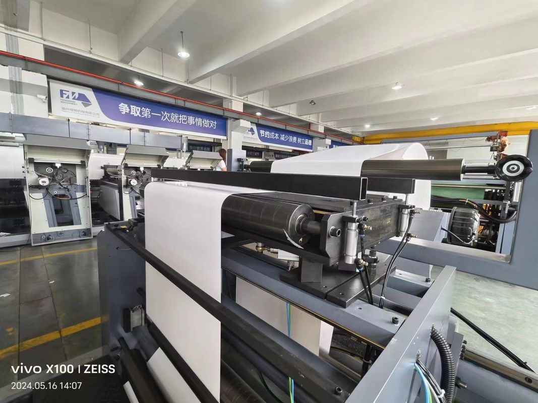 4 Color Máquina de impresión flexográfica de alta velocidad Rollo a rollo Máquina de impresión flexográfica Flexográfica