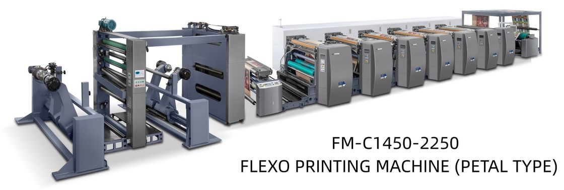Máquina de impresión automática de alta velocidad de alta calidad multifunción 2 4 6 colores de etiqueta Flexo para rollo a rollo