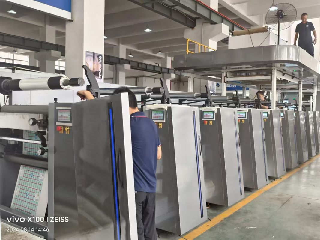 Máquina de impresión flexográfica no tejida de alta eficiencia para etiquetas de tejido
