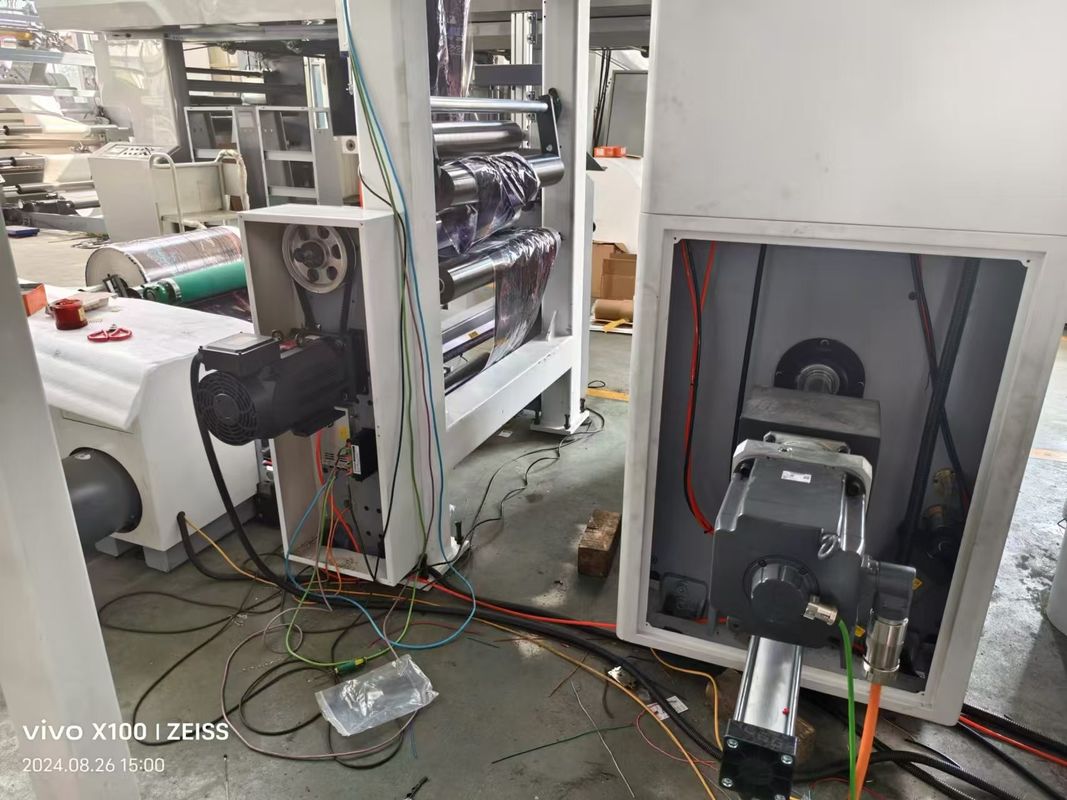 Máquina de impresión flexográfica no tejida de alta eficiencia para etiquetas de tejido