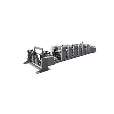 Máquina de impresión flexopapelería con registro en línea