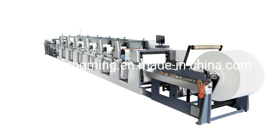Máquina de impresión flexográfica de papel/tejido 300/900/1000/1200 mm Máximo ancho de impresión