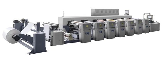Máquina de impresión flexográfica de papel laminado para impresión de una sola cara
