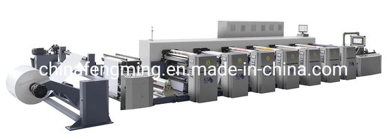Máquina de impresión flexible de papel servo control para impresión rápida