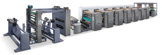 Dispositivo automático de empalme de papel para la máquina de impresión Flexo de alta velocidad 6 colores