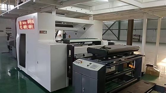 Ahorro energético de paquete médico de marco de revestimiento Flexo control de servo de la impresora