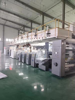1524 mm 1200 mm Paquete médico Máquina flexocrónica Servo control