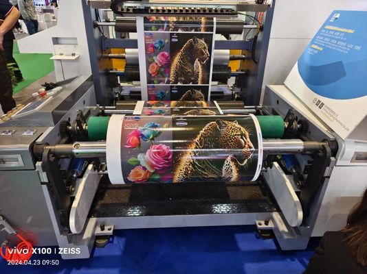 Impresión de etiquetas adhesivas de primera calidad con una máquina de impresión flexo de manga