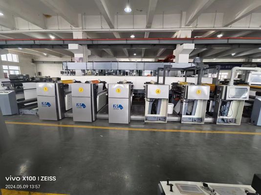 Máquina de impresión Flexo de tipo de unidad de solicitud personalizada para ahorrar tiempo y material