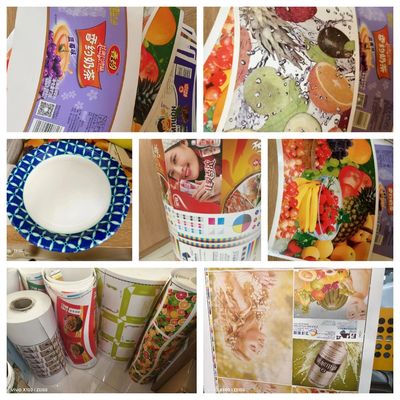 Papel comestible de 8 colores Pp N No tejido Bolsa Mylar Copa Caja Embalaje Impresora flexográfica Máquina de impresión flexo Precio